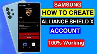 How to Create Alliance Shield X account 2023 #Alliance_shield_x