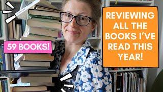 I've Read 59 Books This Year! Let's Talk About Them!  Reading Wrap Up