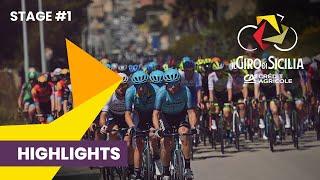 Il Giro di Sicilia 2023 | Stage 1 | Highlights | ENG