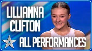 ALL of Lillianna Clifton's DRAMATIC DANCE performances! | BGT 2023