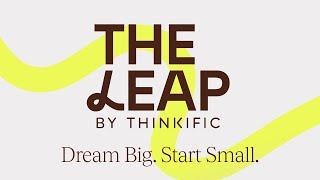 Introducing The Leap by Thinkific: Build and Sell Digital Products in Minutes. Powered by AI.