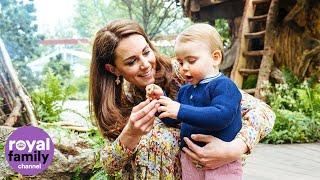 George, Charlotte and  Louis visit Duchess of Cambridge’s Chelsea Flower Show garden