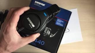 Обзор студийных  наушников Shure SRH440