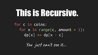 Dynamic Programming: 3 consistent steps from recursive to iterative