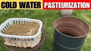 How to Grow Mushrooms out of a Laundry Basket - Cold Water Pasteurization Method