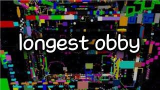 Trying to beat the longest obby in Roblox||Live