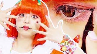 Haruka's EASY HALLOWEEN STRAWBERRY Makeup【Eng Sub】｜Haruka Kurebayashi