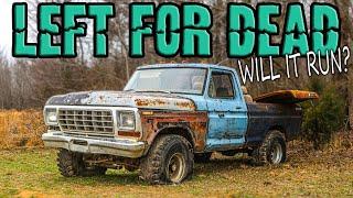 Will It Run After DECADES? ABANDONED Big Block 4x4 Ford!