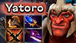 Вот что будет, если Яторо оставить на фрифарме - Yatoro Troll Warlord 7.37 DOTA 2