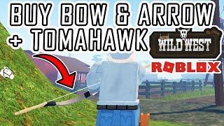 WHERE TO BUY A BOW AND ARROW in Wild West | Roblox