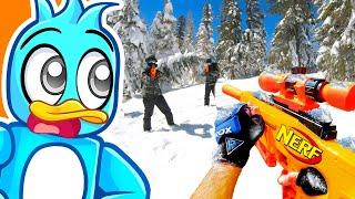 Milo Reacts to NERF WAR in Real Life!