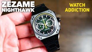 Zezame Chronograph Night Hawk Watch Review