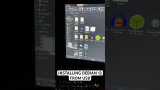 Installing Debian 12 from USB in 60 seconds