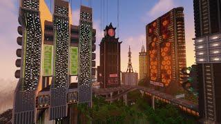 [Minecraft] Markoy Builds - Episode 22 - Progress on the cyberpunk city