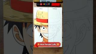 GENDER SWAP  Monkey D. Luffy  | One Piece #luffy #onepiece #shorts