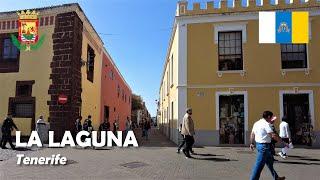 La Laguna, Tenerife. A walk in the Old Town. 4K