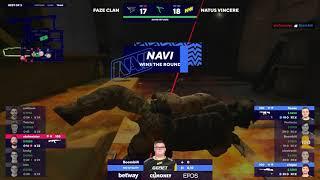 OlofDEFUSE by Boombl4 inverted. Blast 2021 Faze vs Navi Epic Moment CSGO