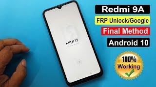 Redmi 9A FRP Bypass Android 10 | Redmi 9A (M2006C3LG) Google Lock Remove Latest Security 2022 |