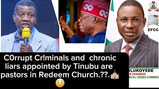 Corrupt Cr!m!nals and chronic liars appointed by Tinubu are pastors in the Redeem Church??️