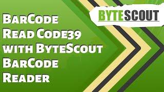 Read Code 39 Ext With ByteScout BarCode Reader SDK