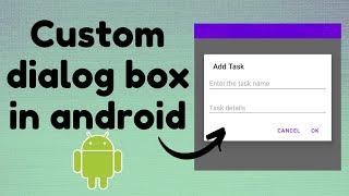 Custom dialog box in Android | TechViewHub | Android Studio