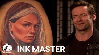 Hugh Jackman Reacts to X-Men Tattoos | Top 5 Moment from Ink Master Season 4