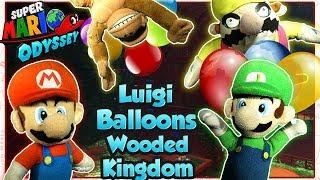 ABM:  Super Mario Odyssey !! Luigi Odyssey!! Wooded Kingdom !! HD