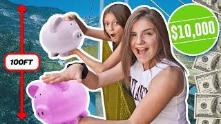 LAST TO Crack The PIGGY BANK WINS $10,000 CHALLENGE **EPIC REACTION**   | Piper Rockelle