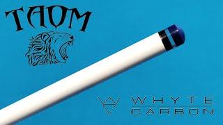 Installing a Taom tip on a White Carbon pool cue