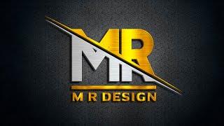 M R Logo Design On Android Phone - M R Logo In Pixellab By Shiva Graphy