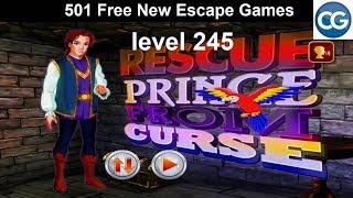 [Walkthrough] 501 Free New Escape Games level 245 - Recuse prince from curse - Complete Game