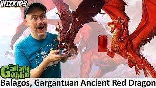 Balagos Gargantuan Ancient Red Dragon - WizKids D&D Icons of the Realms Prepainted Minis