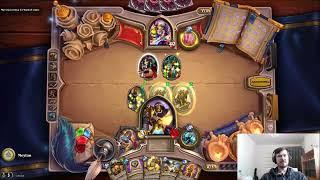 Слепой проходит Книгу героев в Hearthstone. Утер против Мастера клинка без помощи Артаса