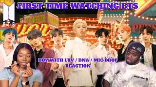 K-POP SKEPTICS FIRST TIME WATCHING BTS (방탄소년단) | BOY WITH LUV | DNA | MIC DROP REACTION