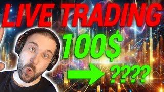 LIVE 100$ TRADING GOLD XAUUSD NASDAQ EURUSD GBPUSDNEW YORK Trading Session!