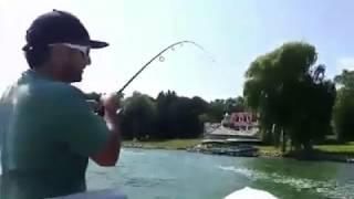 Giant 5.14lbs Largemouth Bass Pewaukee Lake Wisconsin