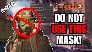 The Division 2 | The New Catalyst Exotic Mask is Bugged! | Full Test and Showcase!