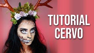 CERVO/DEER TUTORIAL RÁPIDO - MAQUIAGEM ARTÍSTICA POR JULIANA SENA