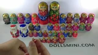 Vaskin Gifts Small Toy 10pcs Matryoshka Dolls