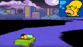 The Simpsons: Road Rage (GBA / 2003) (All Missions) Speedrun in 13:07