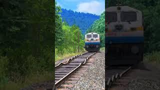 TRAINS CROSSING MOST DANGEROUS RAILROAD TRACK  #train