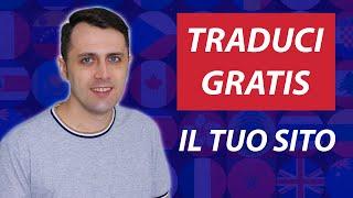 TRADUCI il tuo sito WordPress GRATIS con Gtranslate Plugin gratuito