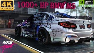 NFS HEAT | 1000+ HP BMW M5 CUSTOMIZATION AND GAMEPLAY | ULTRA GRAPHICS 4K 60FPS