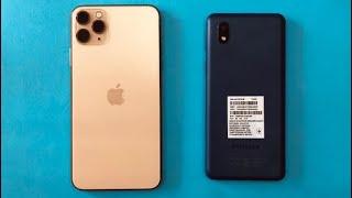 iPhone 11 Pro Max vs Samsung Galaxy A01 Core