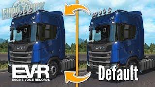 The Best Sound Mods for ETS2? | Engine Voice Records vs Default sounds | Euro Truck Simulator 2