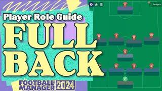 Full Back FM24 Role Guide