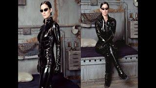 Kym Barrett, The Matrix costume designer, talking about Trinity's (Carrie-Anne Moss's) PVC costumes