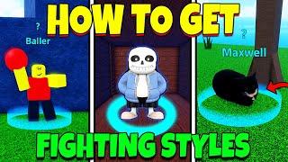 HOW To Get ALL Fighting Styles in Meme Sea! Roblox