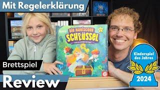 Die magischen Schlüssel – Kinderspiel des Jahres 2024 - Brettspiel – Review und Regelerklärung