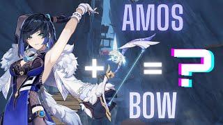 I tried Amos bow on Yelan...